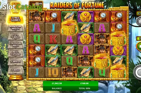 Οθόνη8. Raiders Of Fortune Κουλοχέρης