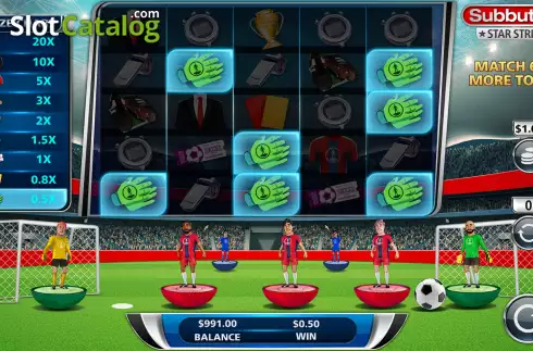 Οθόνη4. Subbuteo Star Striker Κουλοχέρης