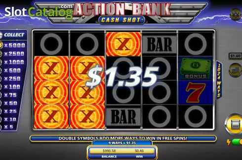 Οθόνη4. Action Bank Cash Shot Κουλοχέρης 