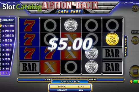 Οθόνη7. Action Bank Cash Shot Κουλοχέρης 