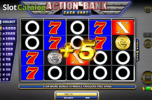 Οθόνη8. Action Bank Cash Shot Κουλοχέρης 