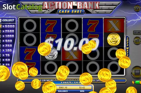 Οθόνη9. Action Bank Cash Shot Κουλοχέρης 