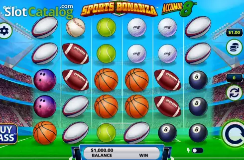 Οθόνη2. Sports Bonanza Accumul8 Κουλοχέρης 