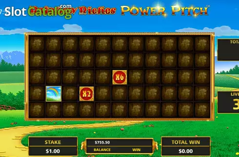 Οθόνη9. Rainbow Riches Power Pitch Κουλοχέρης 