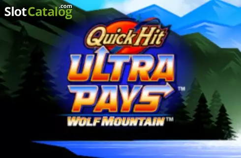 Quick Hit Ultra Pays Wolf Mountain Λογότυπο Quick Hit Ultra Pays Wolf Mountain Λογότυπο