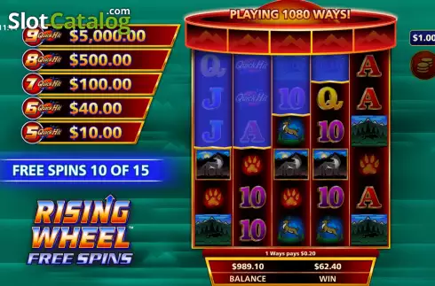 Οθόνη7. Quick Hit Ultra Pays Wolf Mountain Κουλοχέρης