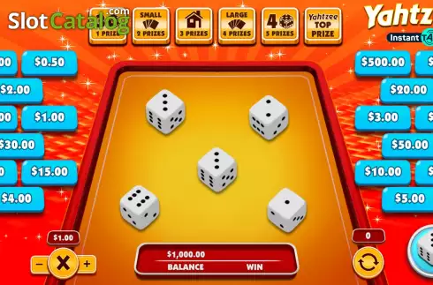 Οθόνη2. Yahtzee Instant Tap Κουλοχέρης