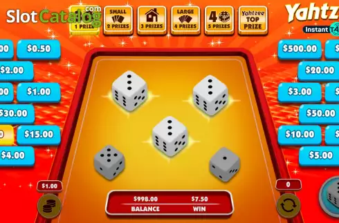 Οθόνη5. Yahtzee Instant Tap Κουλοχέρης