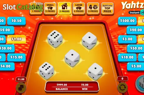 Οθόνη4. Yahtzee Instant Tap Κουλοχέρης