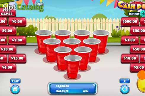 Οθόνη2. Cash Pong Instant Tap Κουλοχέρης 