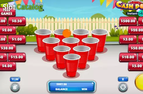 Οθόνη3. Cash Pong Instant Tap Κουλοχέρης 