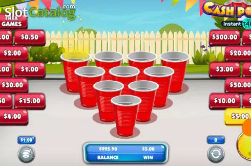 Οθόνη4. Cash Pong Instant Tap Κουλοχέρης 