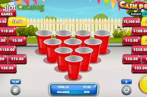 Οθόνη5. Cash Pong Instant Tap Κουλοχέρης 