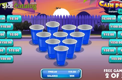 Οθόνη7. Cash Pong Instant Tap Κουλοχέρης 