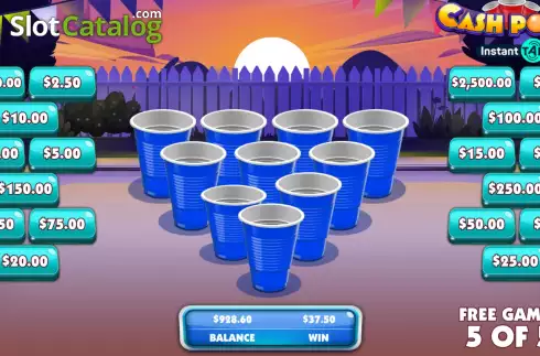 Οθόνη8. Cash Pong Instant Tap Κουλοχέρης 