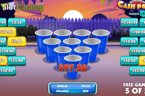 Οθόνη9. Cash Pong Instant Tap Κουλοχέρης 