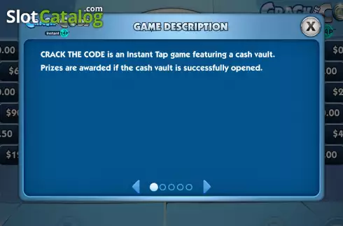 Οθόνη5. Crack The Code Instant Tap Κουλοχέρης