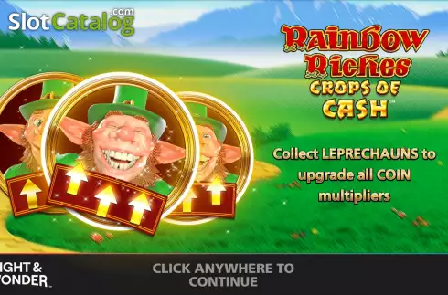 Οθόνη2. Rainbow Riches Crops of Cash Κουλοχέρης