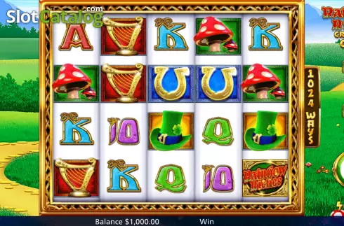 Οθόνη3. Rainbow Riches Crops of Cash Κουλοχέρης