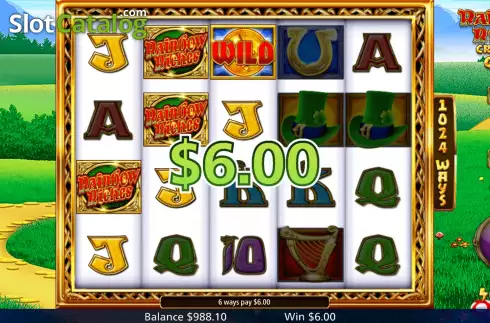 Οθόνη4. Rainbow Riches Crops of Cash Κουλοχέρης
