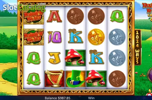 Οθόνη6. Rainbow Riches Crops of Cash Κουλοχέρης