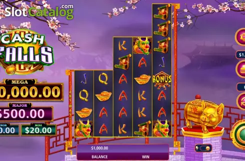 Οθόνη2. Cash Falls Huo Zhu Κουλοχέρης