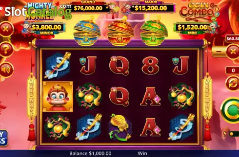 Οθόνη2. Mighty Monkey Coin Combo Κουλοχέρης