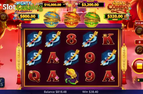 Οθόνη3. Mighty Monkey Coin Combo Κουλοχέρης