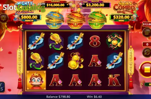 Οθόνη4. Mighty Monkey Coin Combo Κουλοχέρης