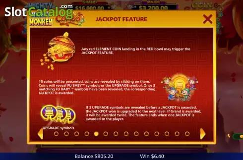 Οθόνη9. Mighty Monkey Coin Combo Κουλοχέρης