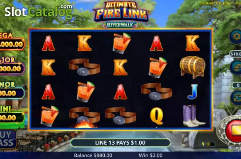 Οθόνη5. Ultimate Fire Link River Walk Κουλοχέρης