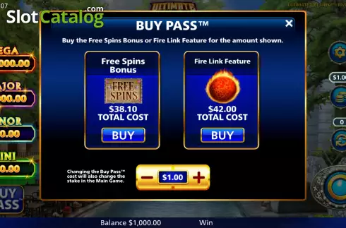 Οθόνη6. Ultimate Fire Link River Walk Κουλοχέρης