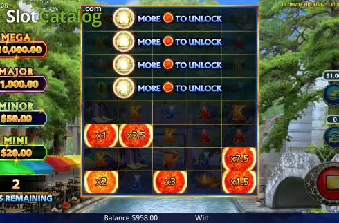 Οθόνη8. Ultimate Fire Link River Walk Κουλοχέρης
