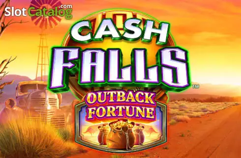 Cash Falls Outback Fortune Λογότυπο Cash Falls Outback Fortune Λογότυπο