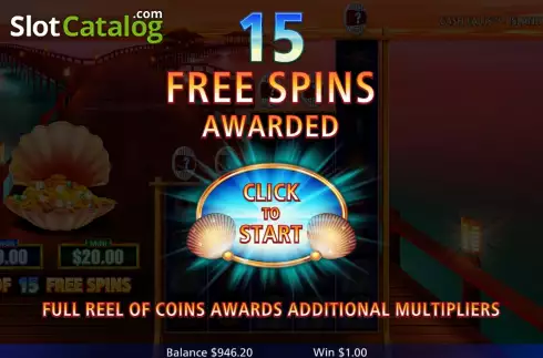 Οθόνη9. Cash Falls Island Bounty Κουλοχέρης