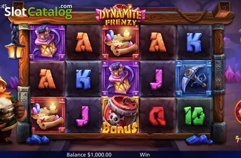 Οθόνη3. Dynamite Frenzy Κουλοχέρης