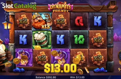 Οθόνη6. Dynamite Frenzy Κουλοχέρης