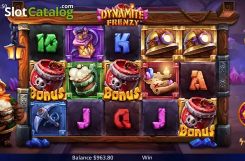 Οθόνη8. Dynamite Frenzy Κουλοχέρης