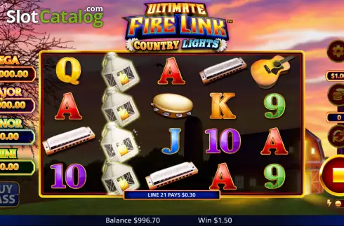 Οθόνη4. Ultimate Fire Link Country Lights Κουλοχέρης
