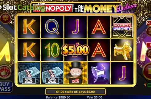 Οθόνη6. Monopoly on the Money Deluxe Κουλοχέρης