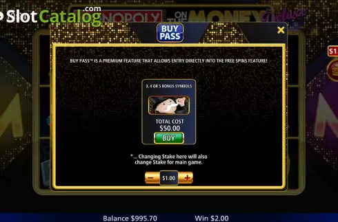 Οθόνη7. Monopoly on the Money Deluxe Κουλοχέρης