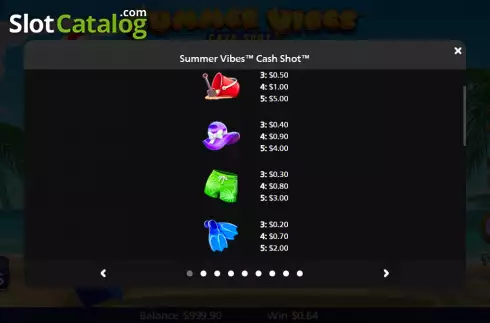 Οθόνη5. Summer Vibes: Cash Shot Κουλοχέρης