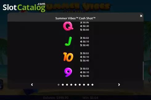 Οθόνη7. Summer Vibes: Cash Shot Κουλοχέρης