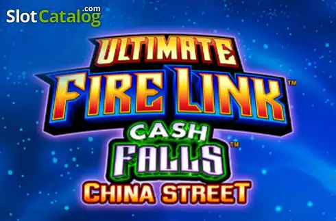 Ultimate Fire Link Cash Falls China Street Λογότυπο Ultimate Fire Link Cash Falls China Street Λογότυπο