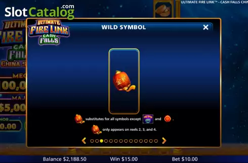 Οθόνη8. Ultimate Fire Link Cash Falls China Street Κουλοχέρης