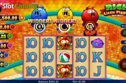 Οθόνη6. Rich Little Piggies Hog Wild Κουλοχέρης