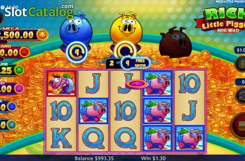 Οθόνη8. Rich Little Piggies Hog Wild Κουλοχέρης