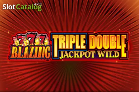 Blazing 777 Triple Double Jackpot Wild Λογότυπο Blazing 777 Triple Double Jackpot Wild Λογότυπο