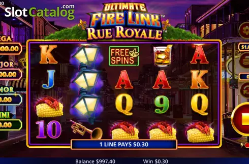 Οθόνη4. Ultimate Fire Link Rue Royale Κουλοχέρης