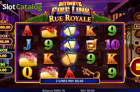 Οθόνη5. Ultimate Fire Link Rue Royale Κουλοχέρης